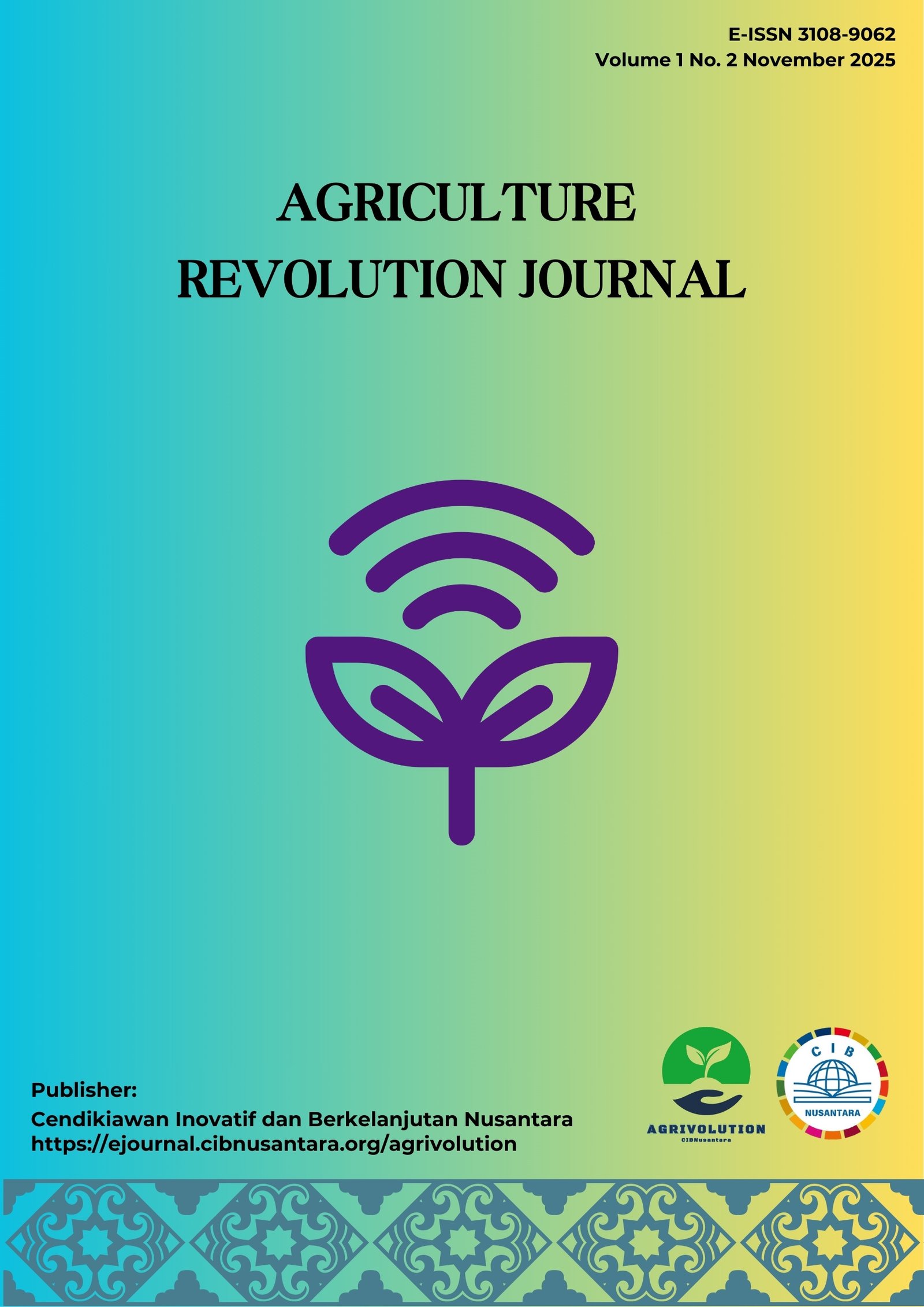					View Vol. 1 No. 2 (2025): Agricultural Revolution Journal
				